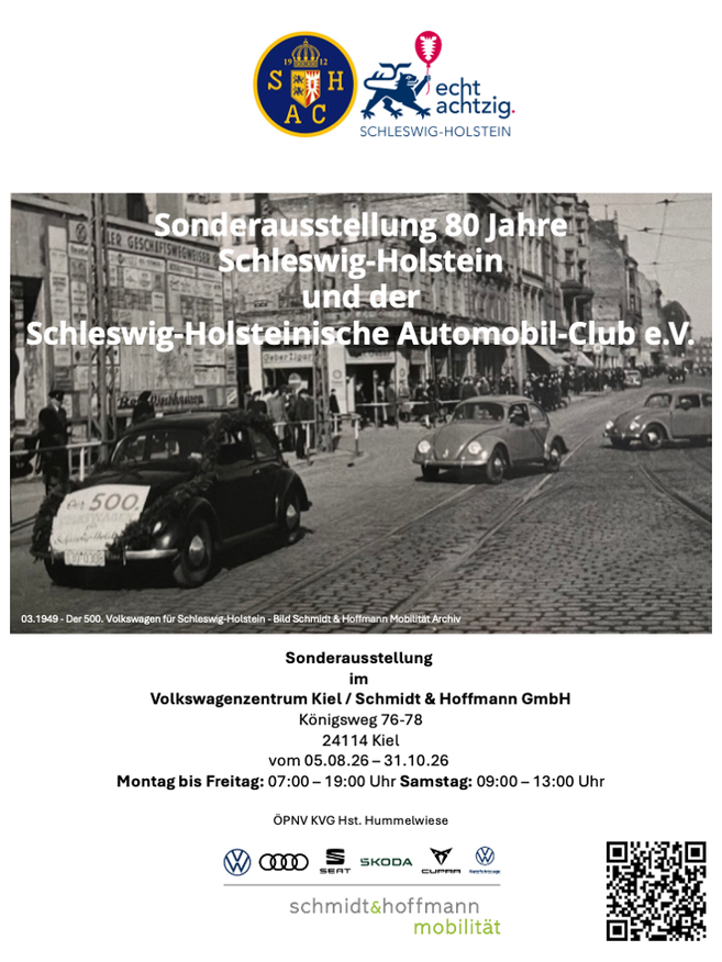 Info Sonderausstellung 80 Jahre S-H & S.H.A.C.